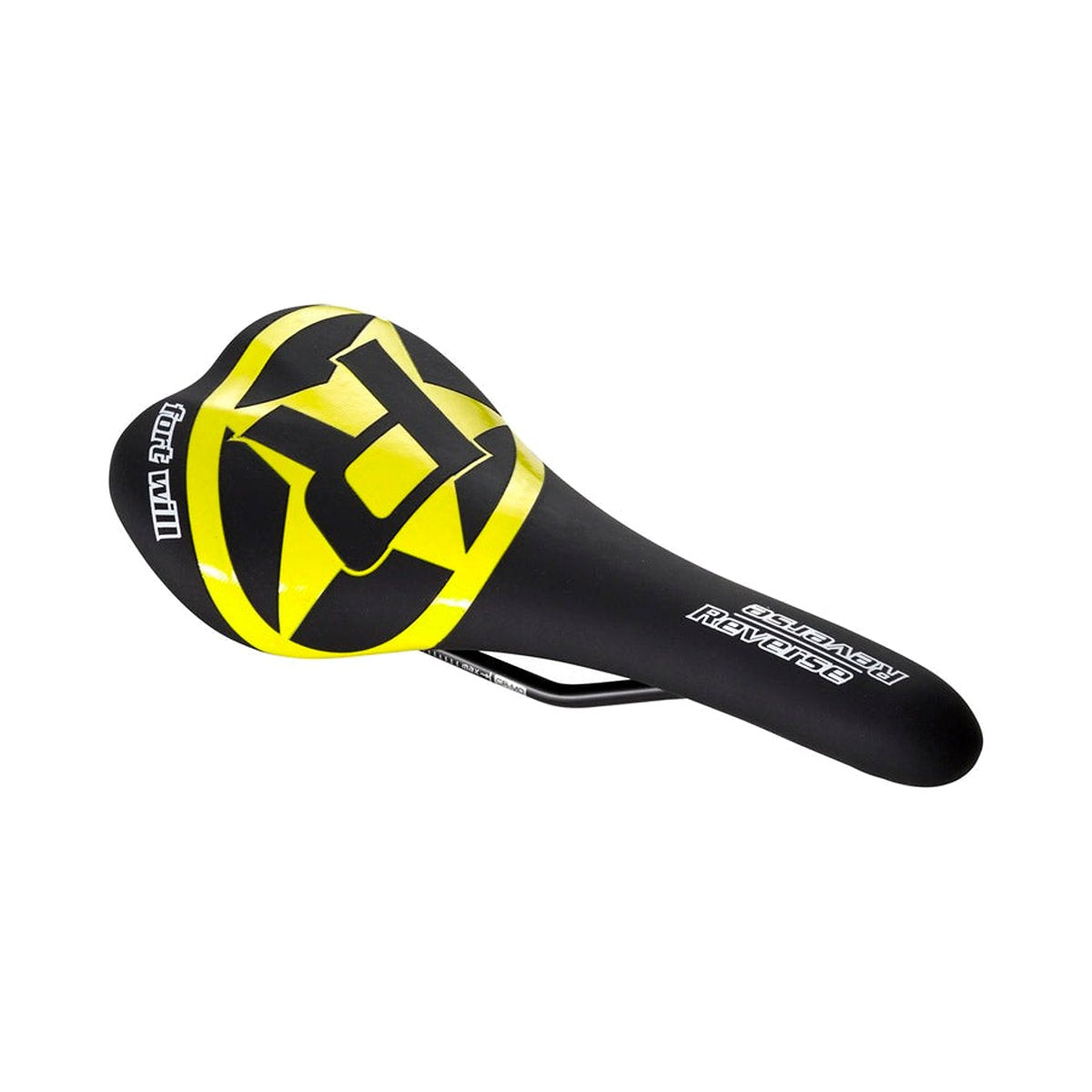 Selle REVERSE COMPONENTS FORT WILL STYLE Rails CrMo Noir/Jaune