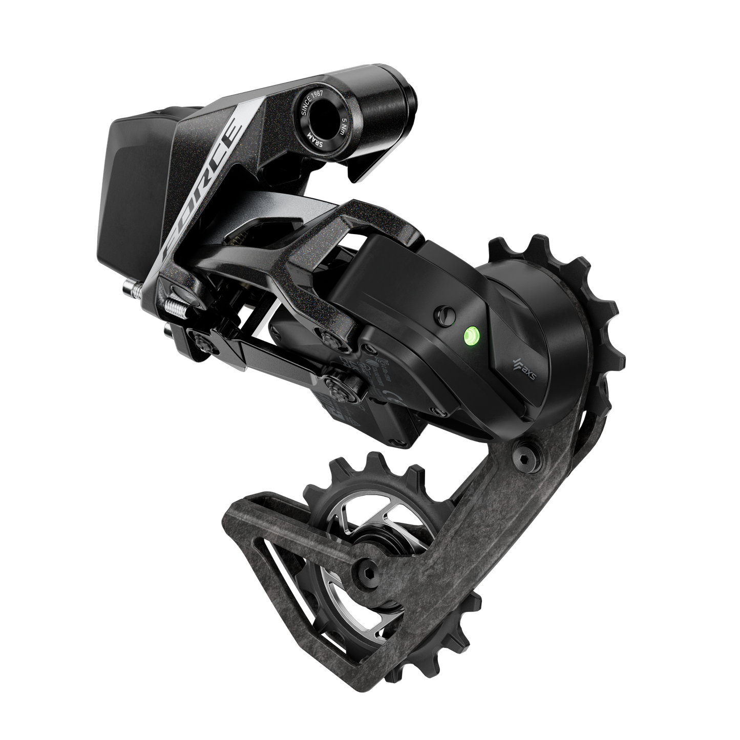 SRAM FORCE AXS E1 2x12V Max 36T bakväxel (utan batteri)