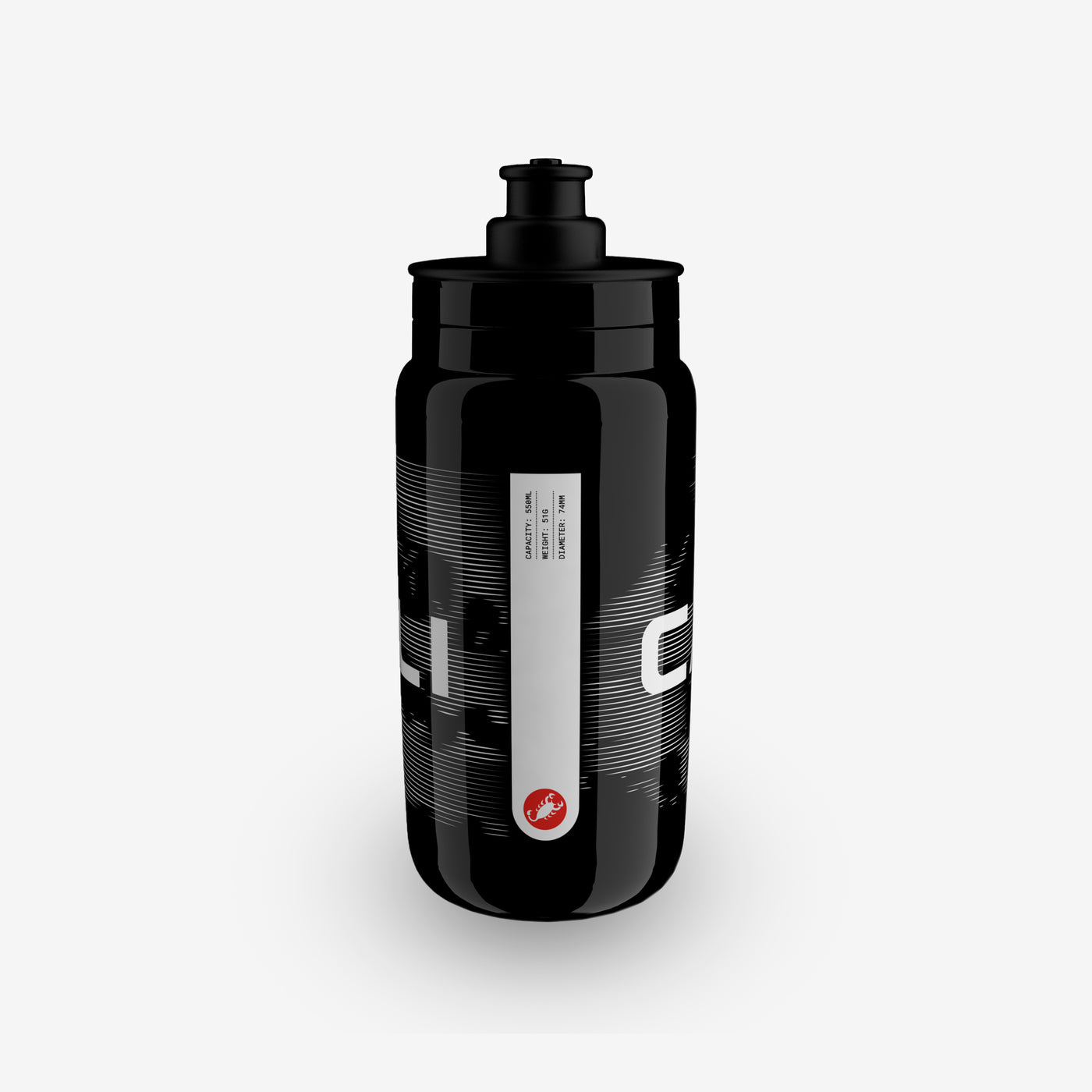 Láhev na vodu CASTELLI CLOUD (550 ml) černá