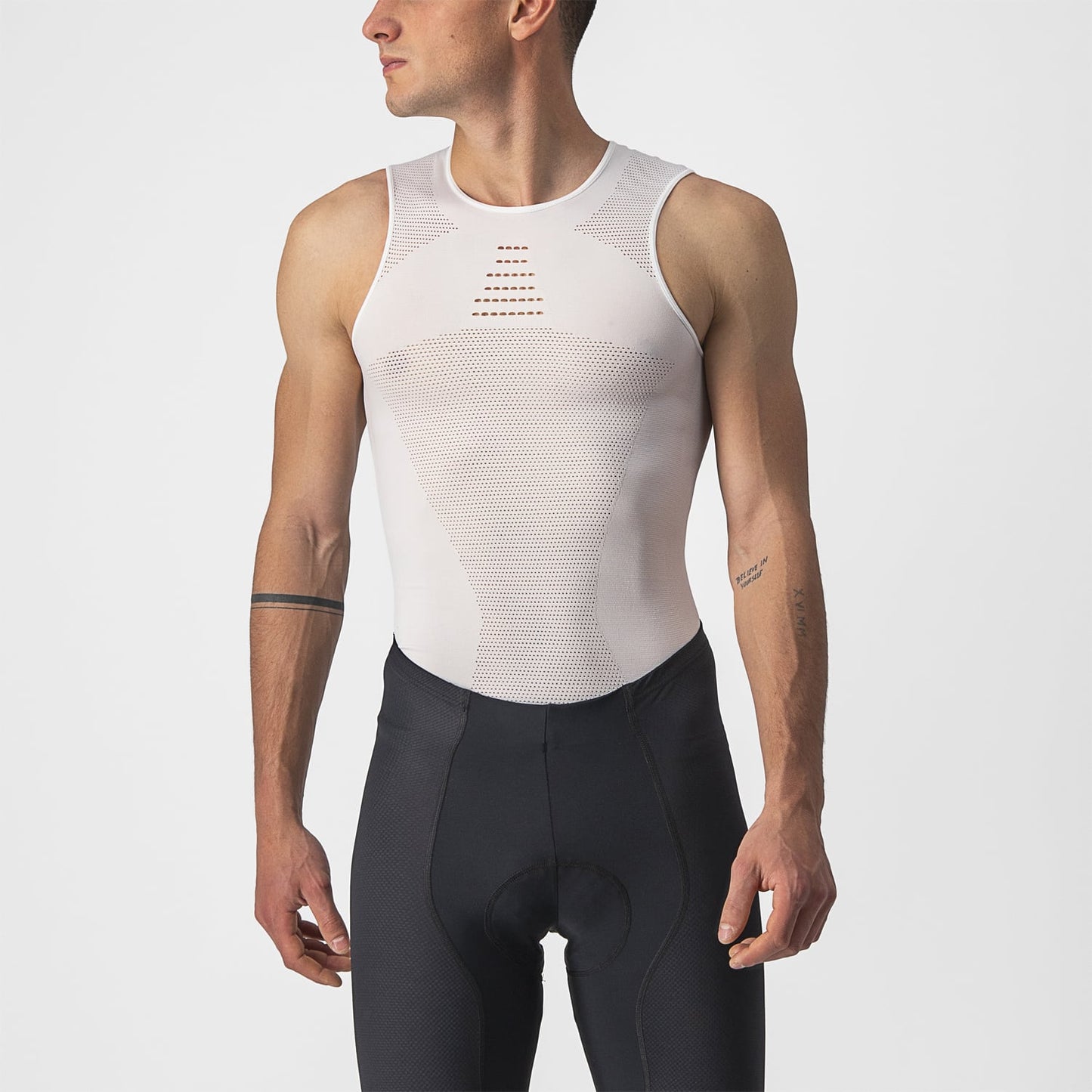 Spodní prádlo bez rukávů CASTELLI CORE SEAMLESS White