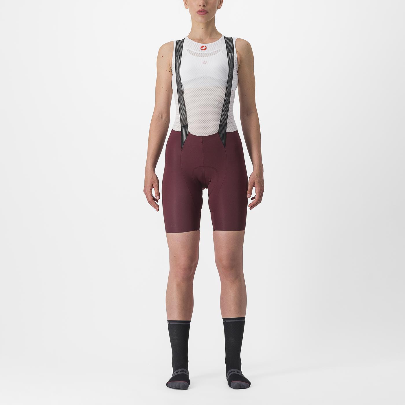 Koszulka termoaktywna damska CASTELLI FREE AERO RC W Bordeaux
