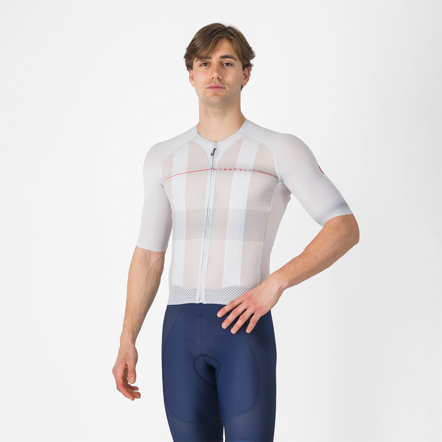 CASTELLI CLIMBER'S A/C Dres s krátkým rukávem Grey
