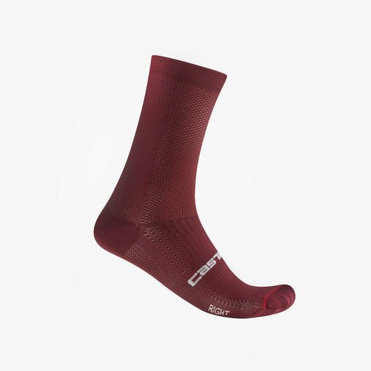 CASTELLI ESPRESSO 18 Ponožky Bordeaux