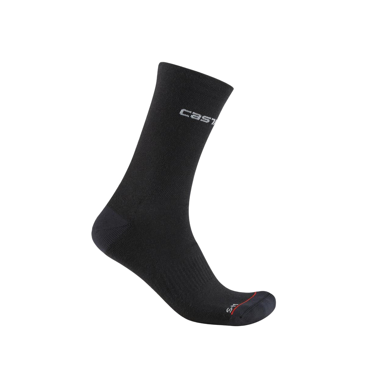CASTELLI DICIOTTO SOFT MERINO Damestrømper Sort