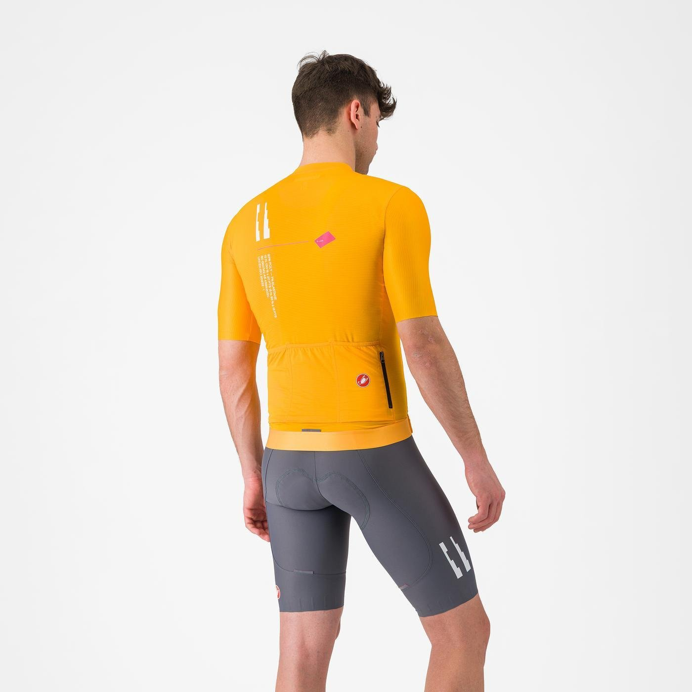 Koszulka termoaktywna CASTELLI ESPRESSO R--A/D Smoke Grey Bib Tight