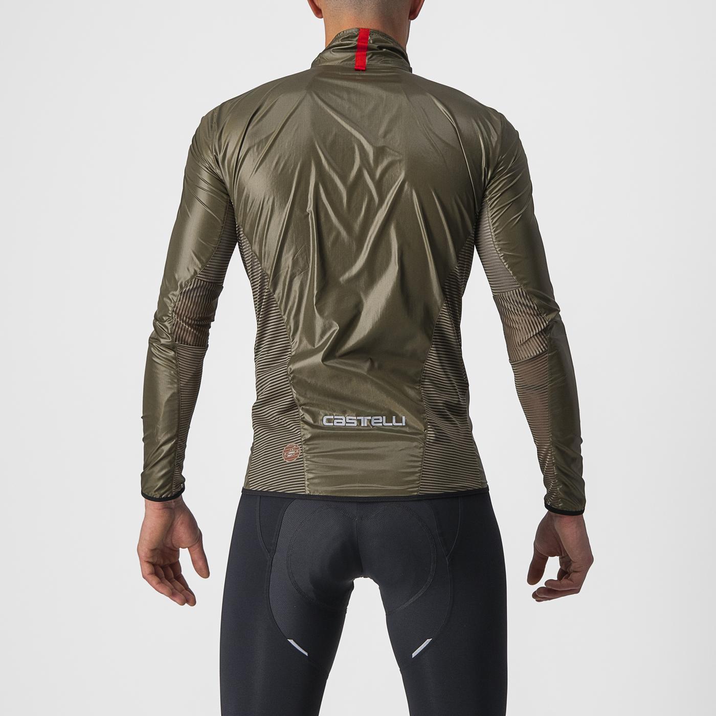 CASTELLI ARIA SHELL Kurtka brązowa