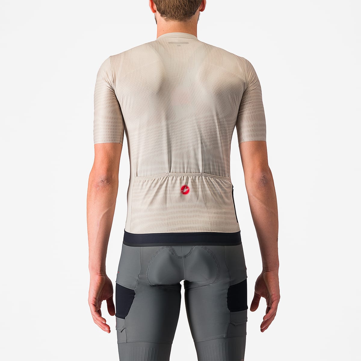 CASTELLI UNLIMITED ENDURANCE Dres s krátkým rukávem Grey/Orange