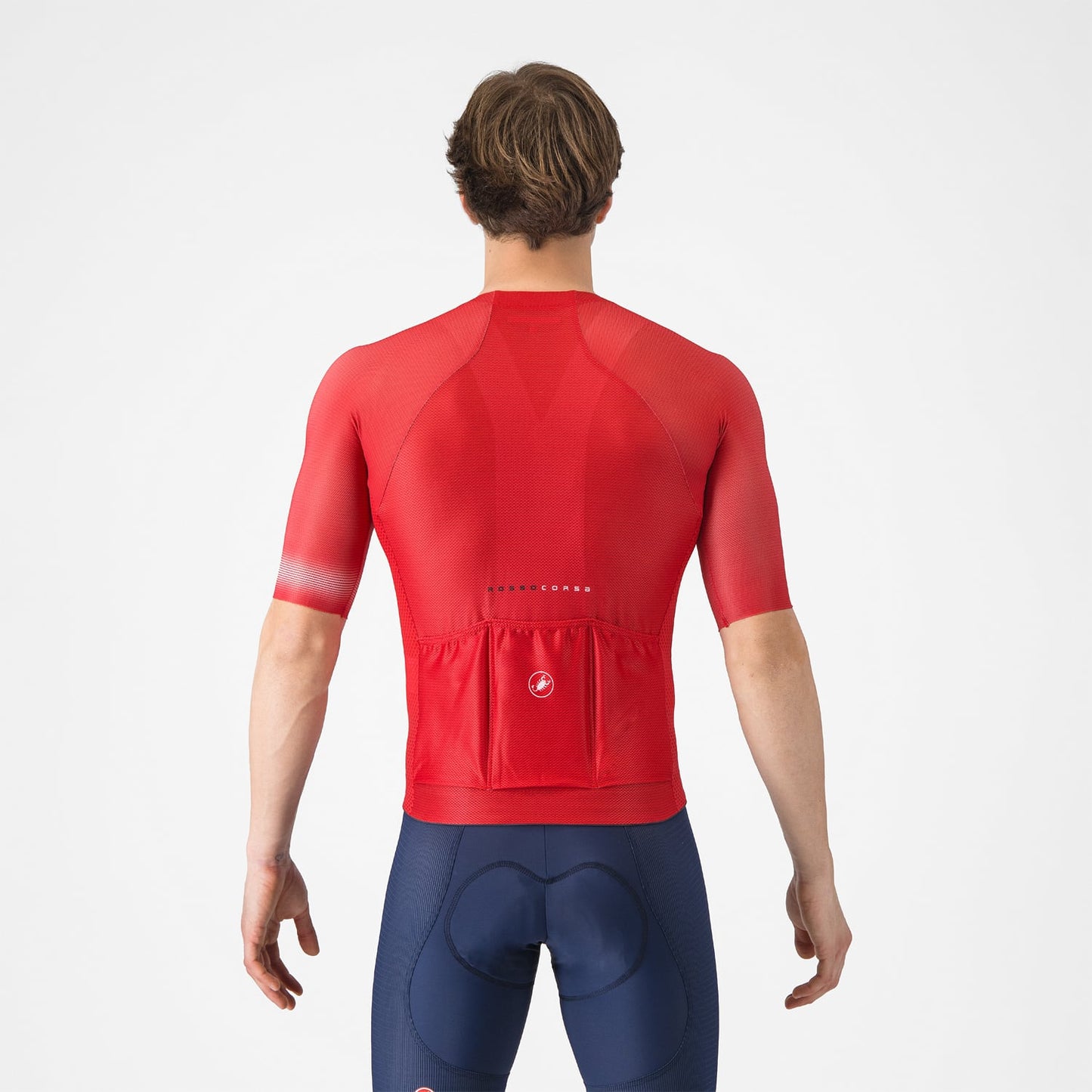 CASTELLI CLIMBER'S A/C Dres s krátkým rukávem červený