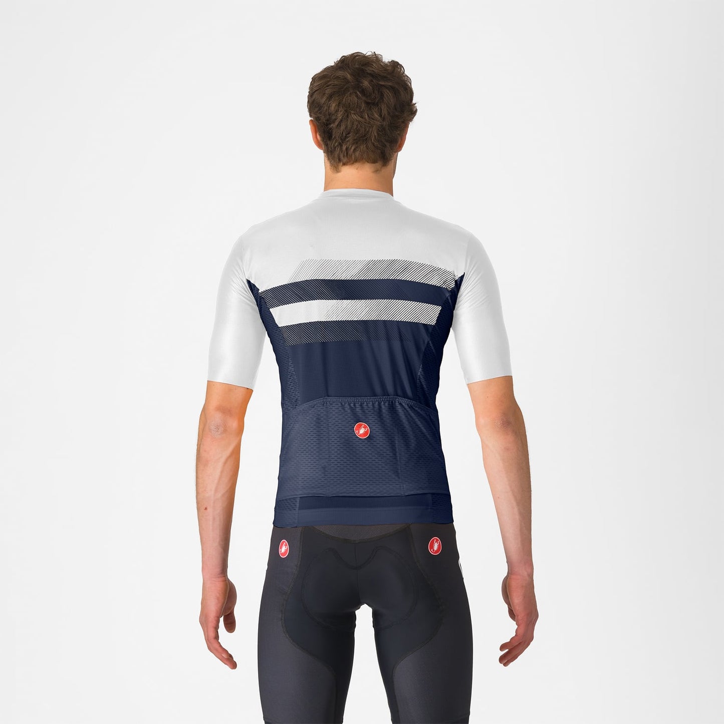 CASTELLI SIMBOLO Dres s krátkým rukávem modrý/bílý