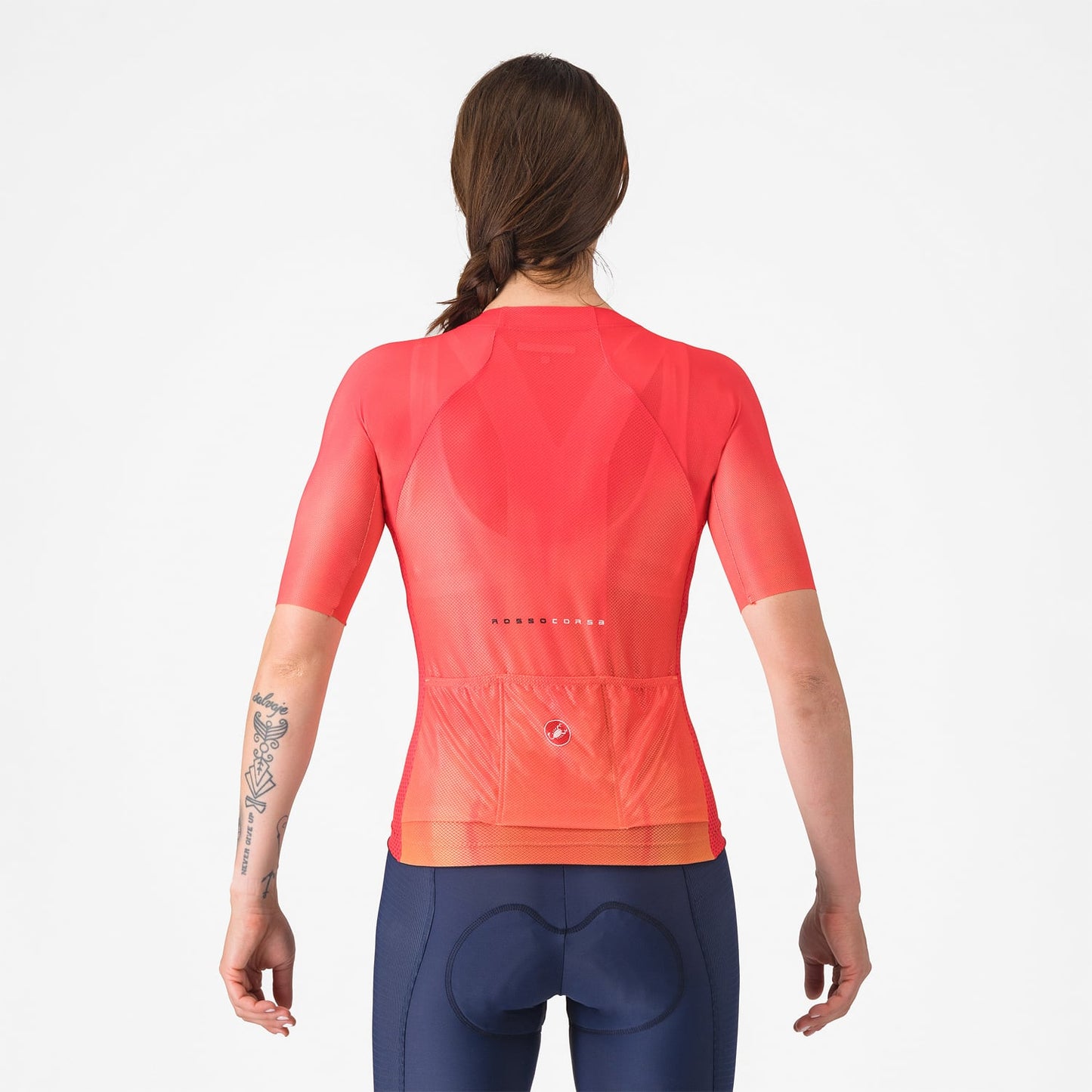 CASTELLI CLIMBER'S A/C Kortärmad Hibiscus Jersey för kvinnor