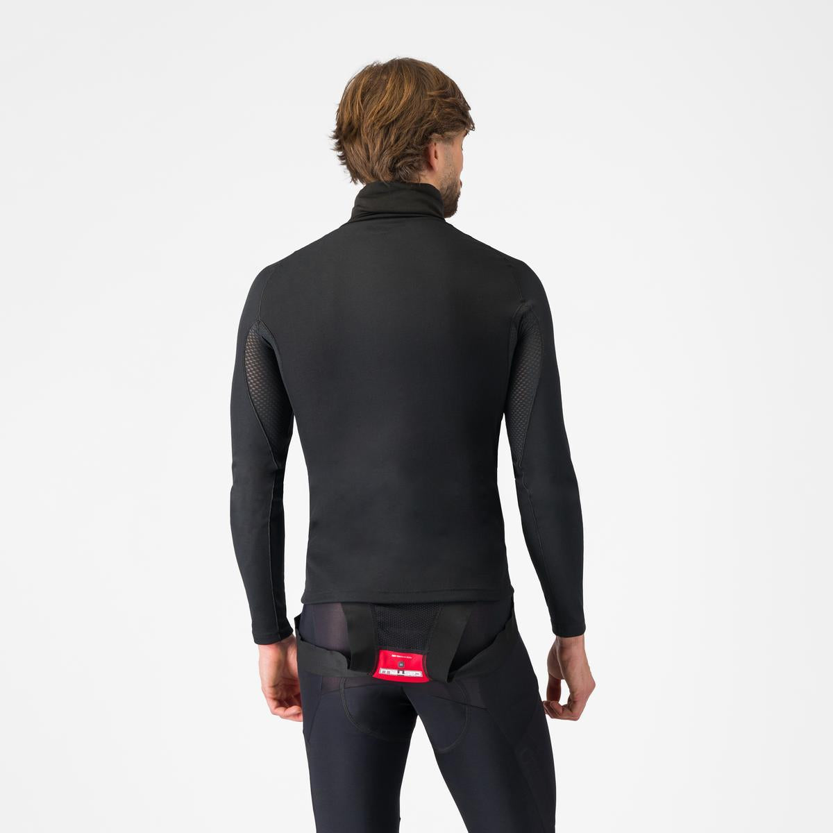 CASTELLI FLANDERS 2 HIGH NECK WARMER Bielizna z długim rękawem Czarny