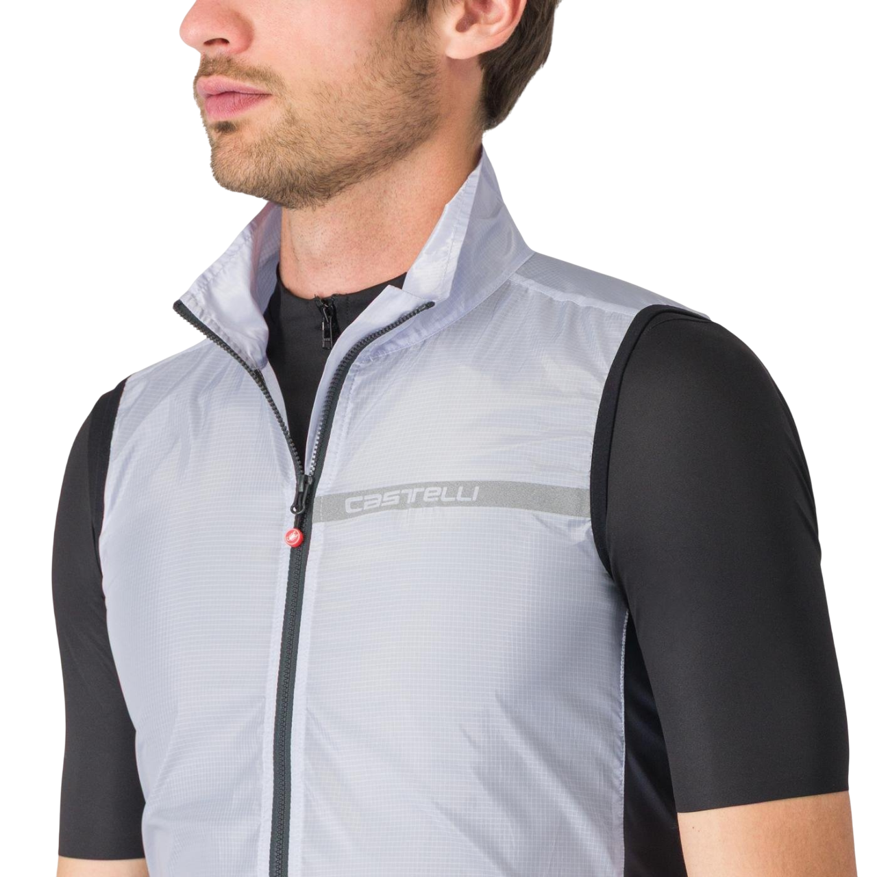 CASTELLI SQUADRA STRETCH Kurtka bez rękawów szara