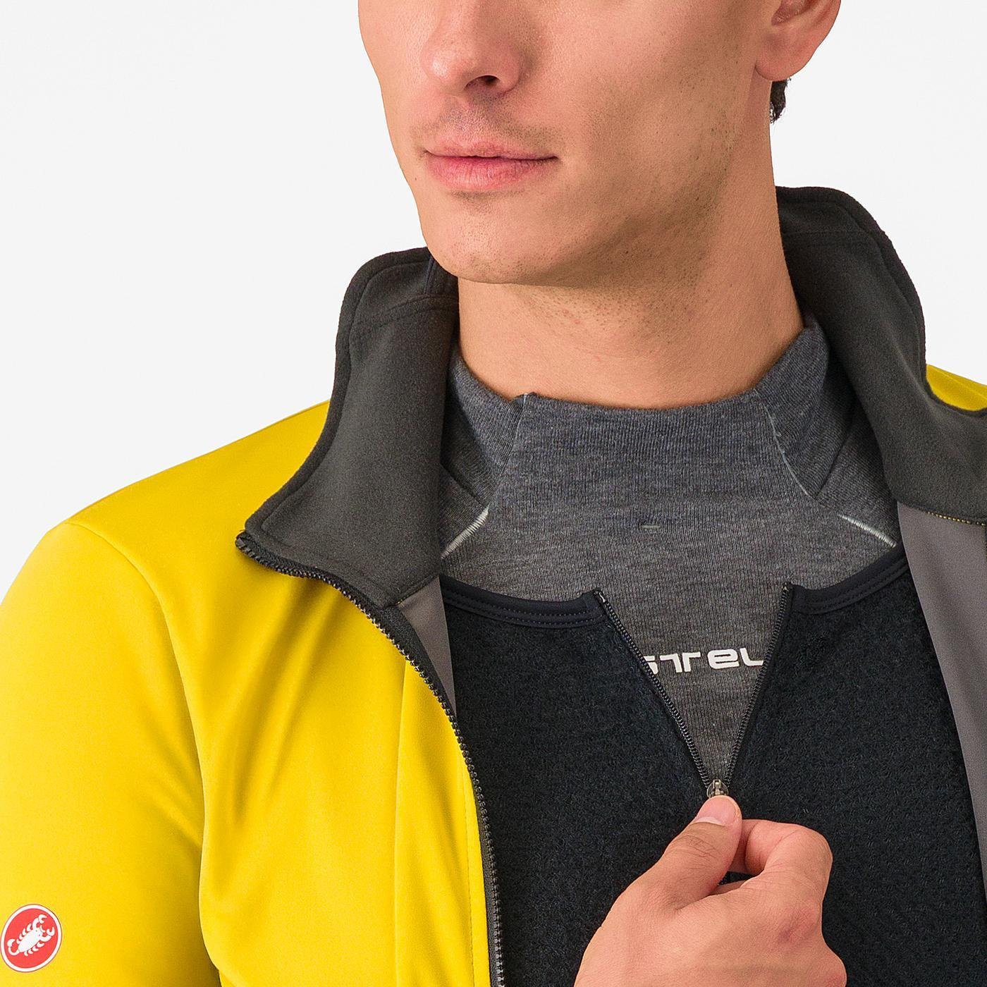 Kurtka CASTELLI ALPHA 150 Mango Mojito/Black