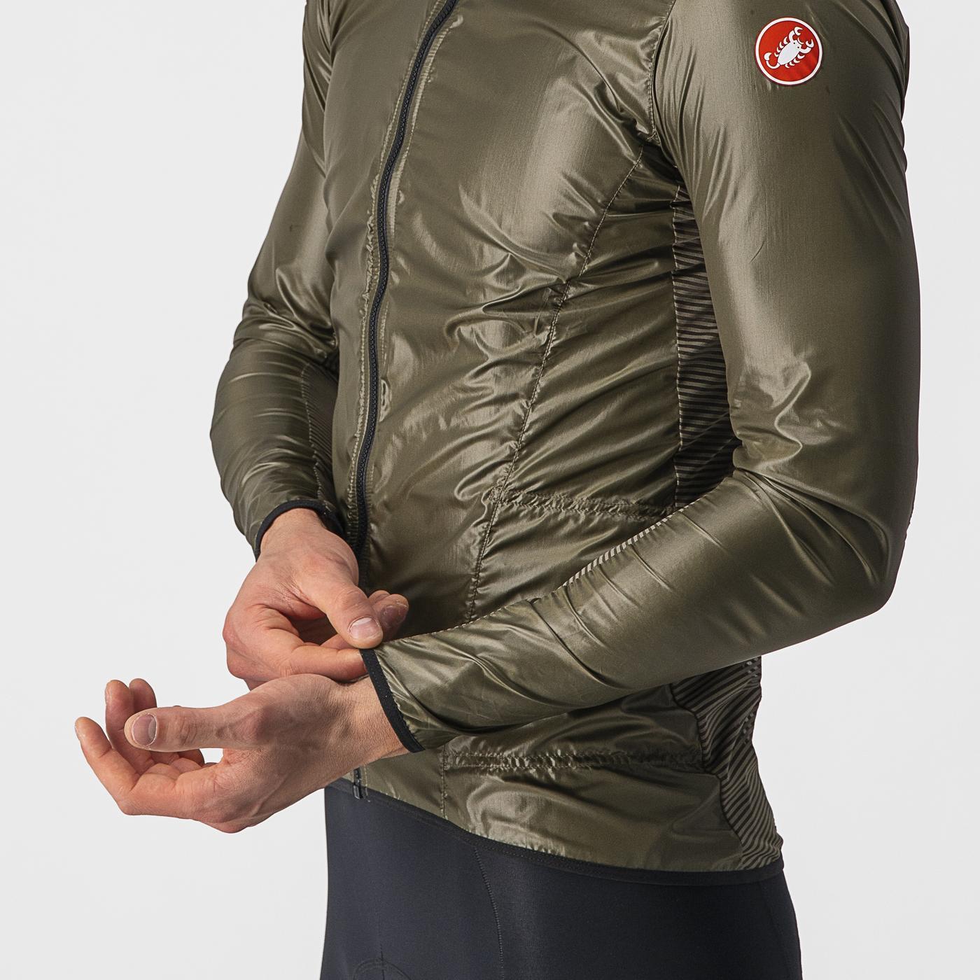 CASTELLI ARIA SHELL Kurtka brązowa