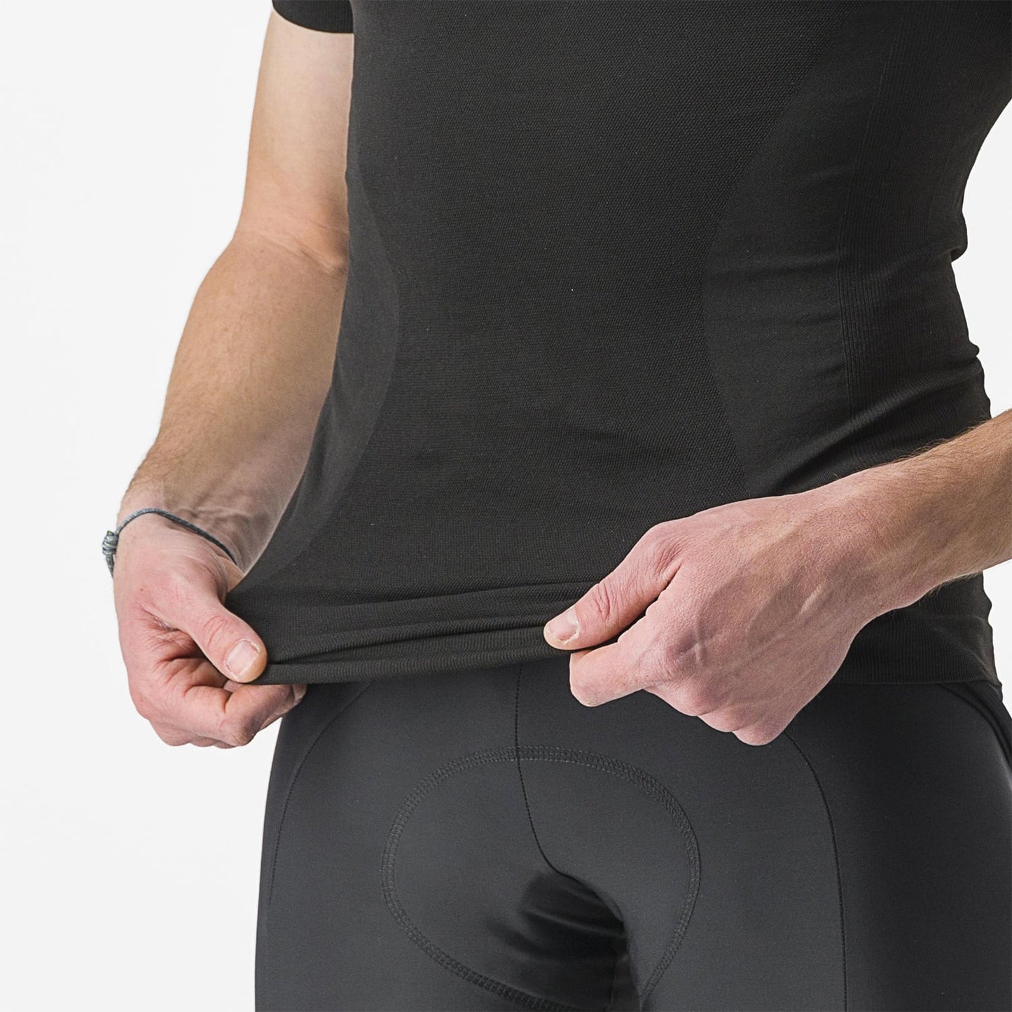 CASTELLI CORE SEAMLESS Bielizna z krótkim rękawem czarny