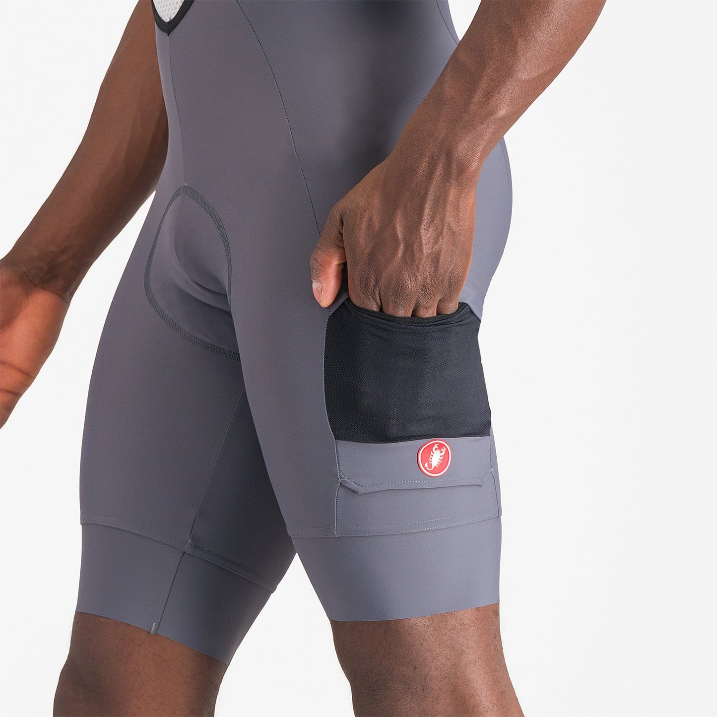 CASTELLI UNLIMITED CARGO Bib Tight Grey/Black
