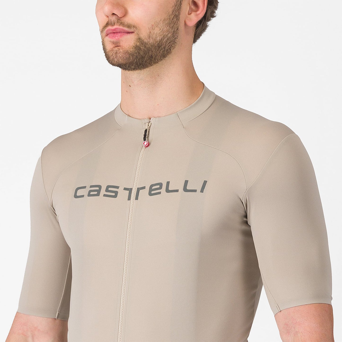 CASTELLI PROLOGO LITE Jersey z krótkim rękawem beżowy