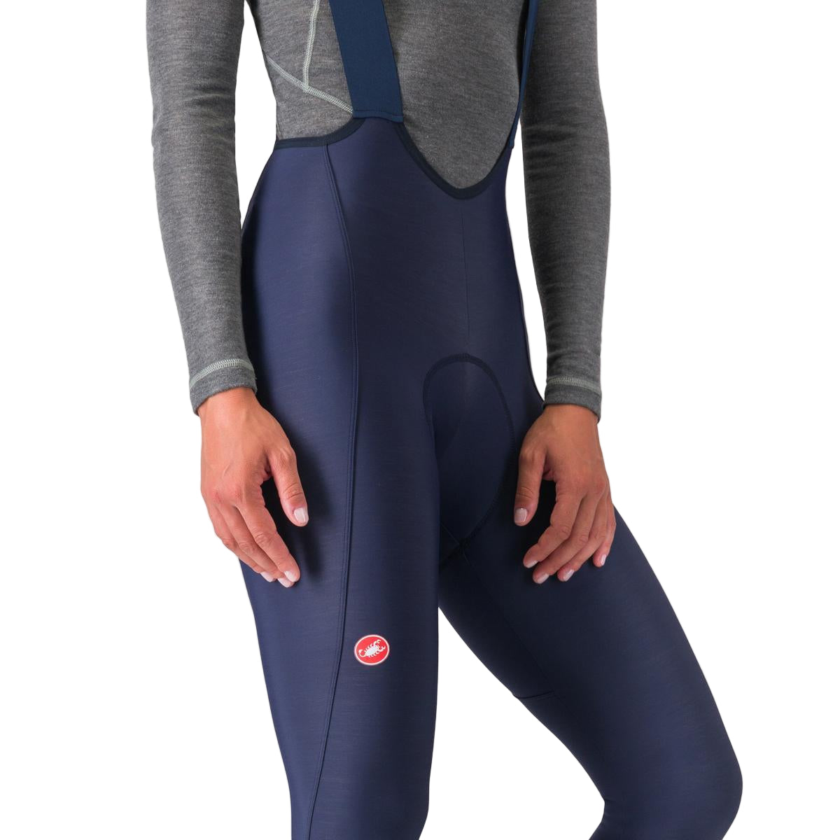 Dam CASTELLI ESPRESSO W DT Bibtights Blå