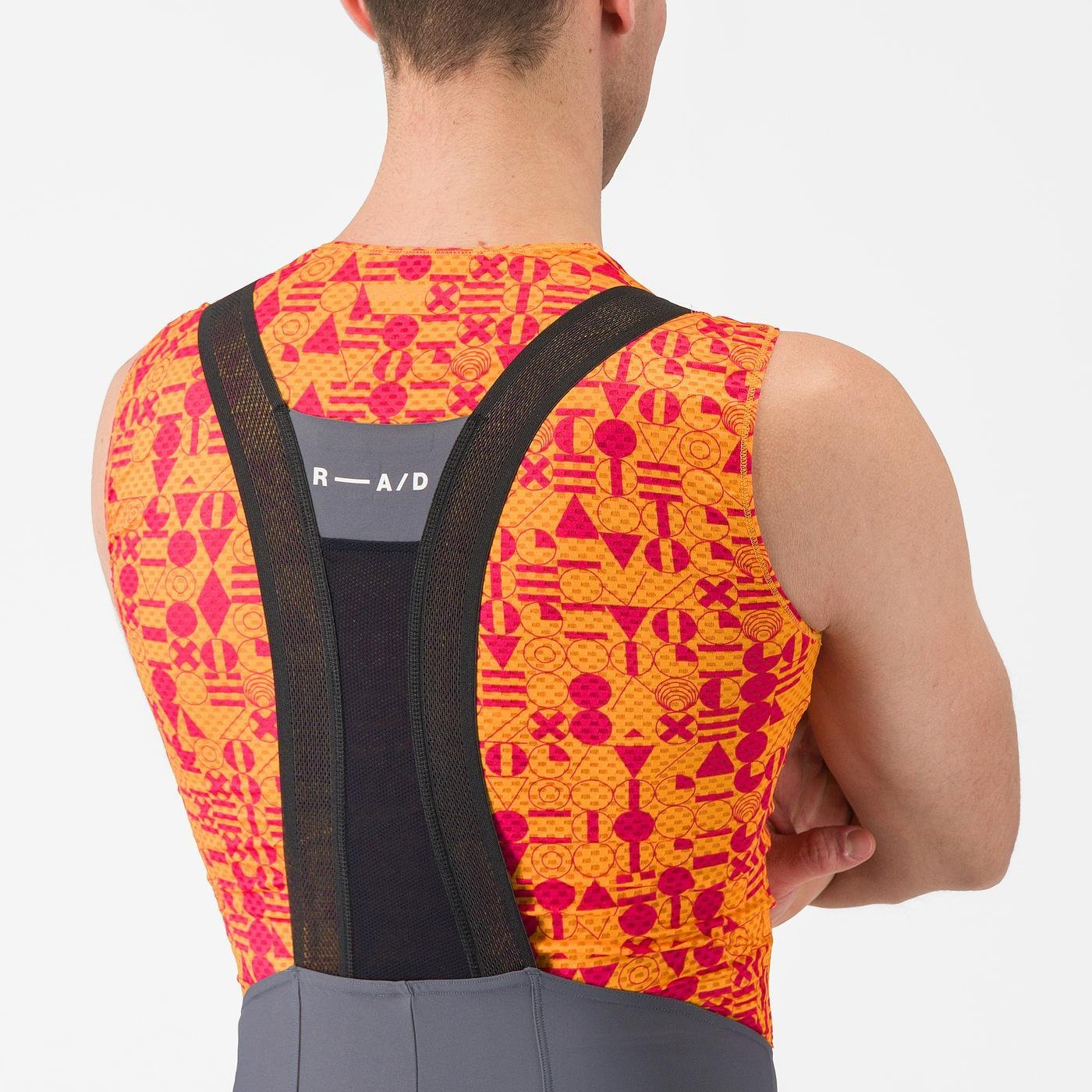 Koszulka termoaktywna CASTELLI ESPRESSO R--A/D Smoke Grey Bib Tight
