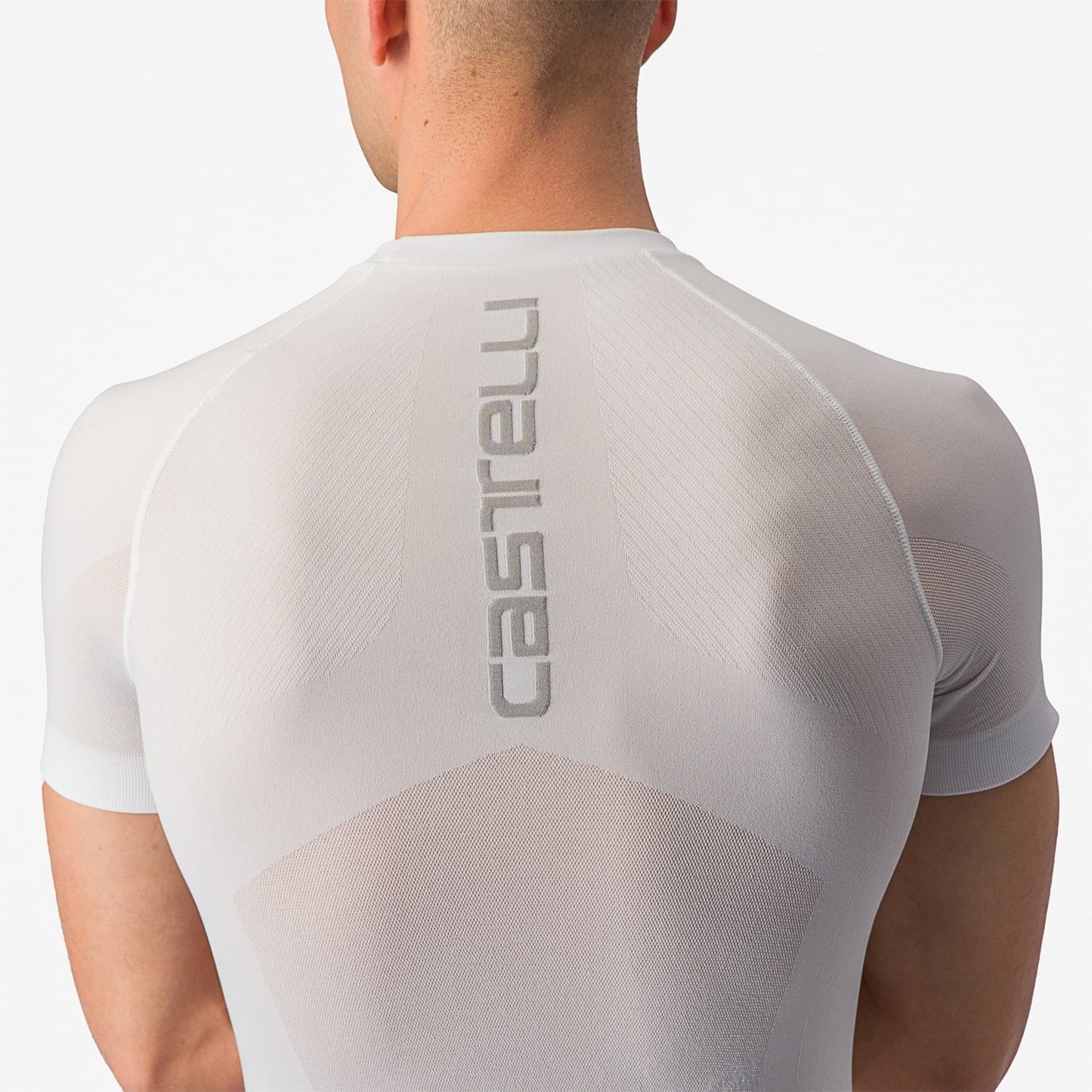CASTELLI CORE SEAMLESS Bielizna z krótkim rękawem biały