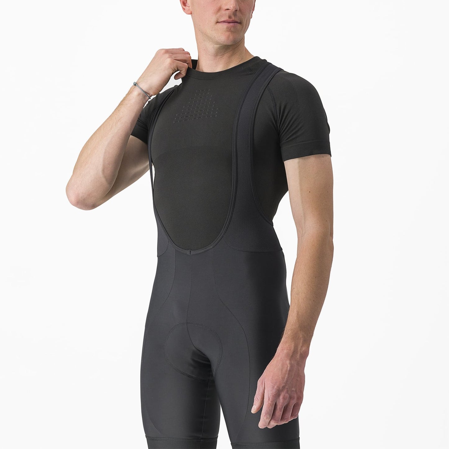 CASTELLI CORE SEAMLESS Bielizna z krótkim rękawem czarny