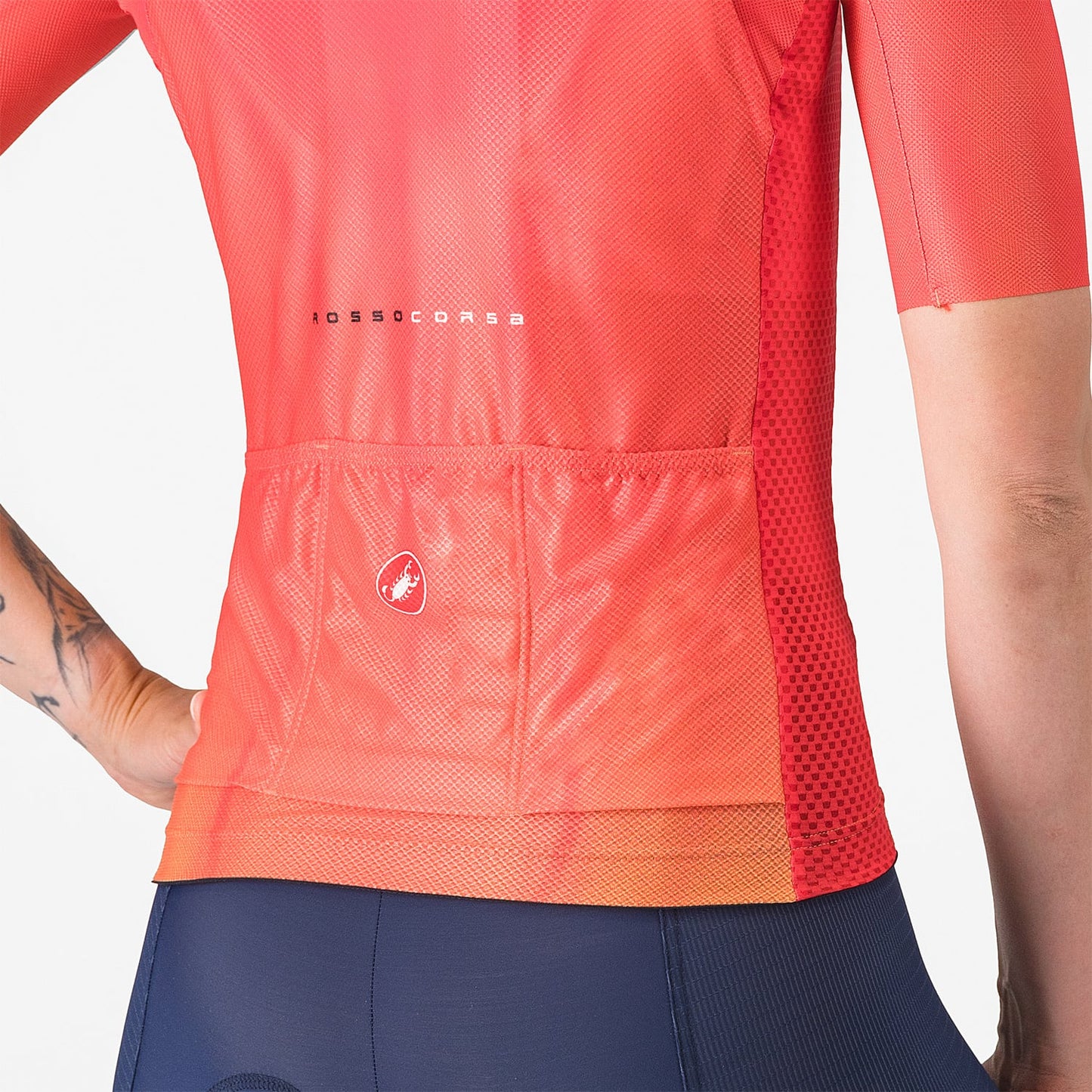 CASTELLI CLIMBER'S A/C Kortärmad Hibiscus Jersey för kvinnor