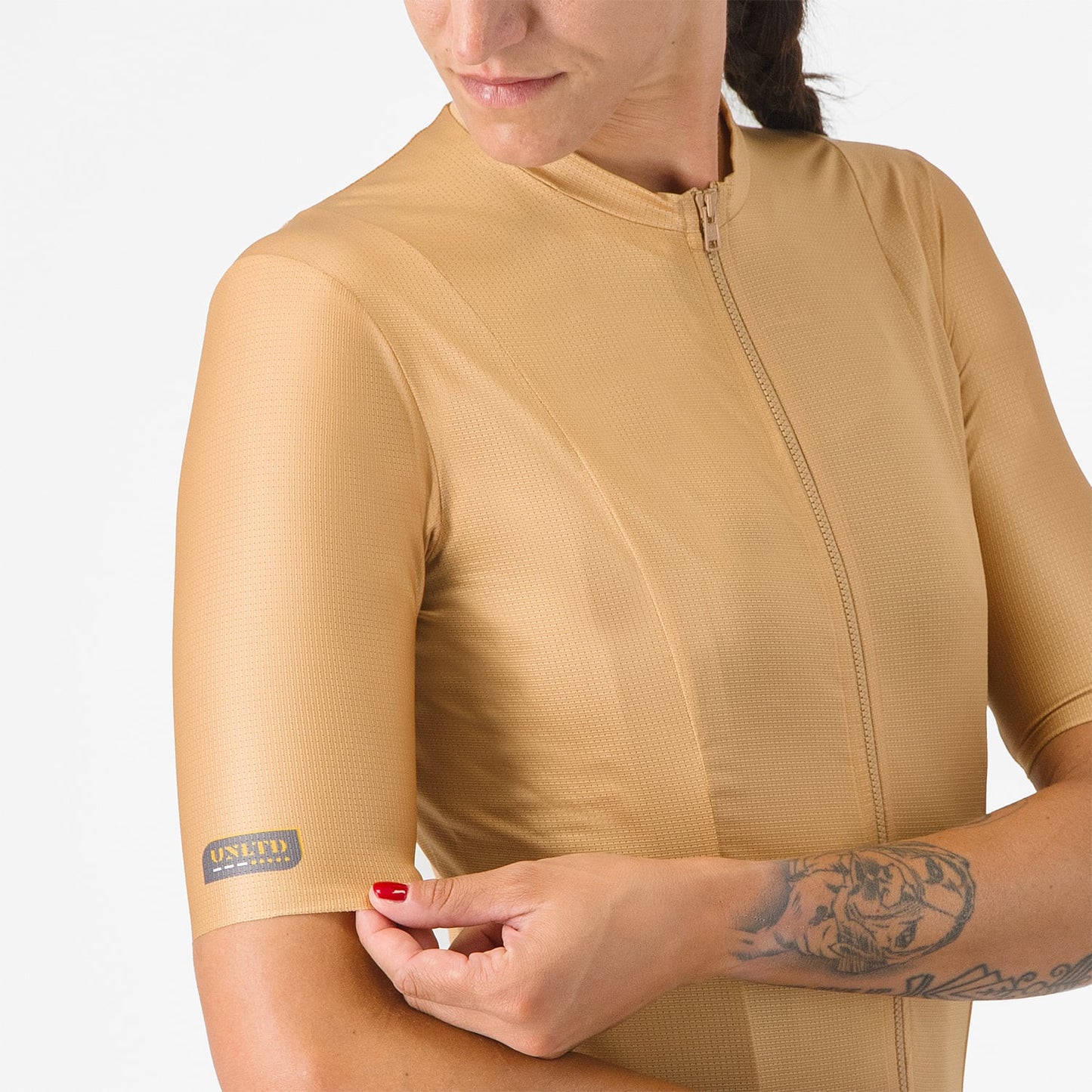 CASTELLI UNLIMITED Kortærmet Jersey til kvinder Brun