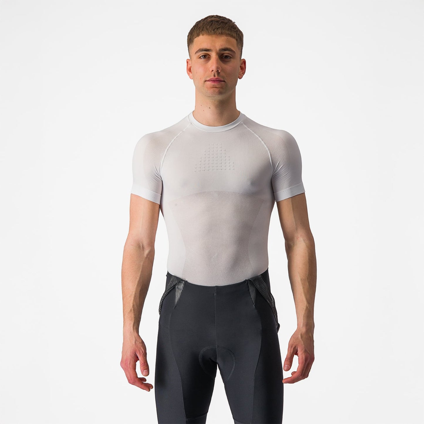 CASTELLI CORE SEAMLESS Bielizna z krótkim rękawem biały