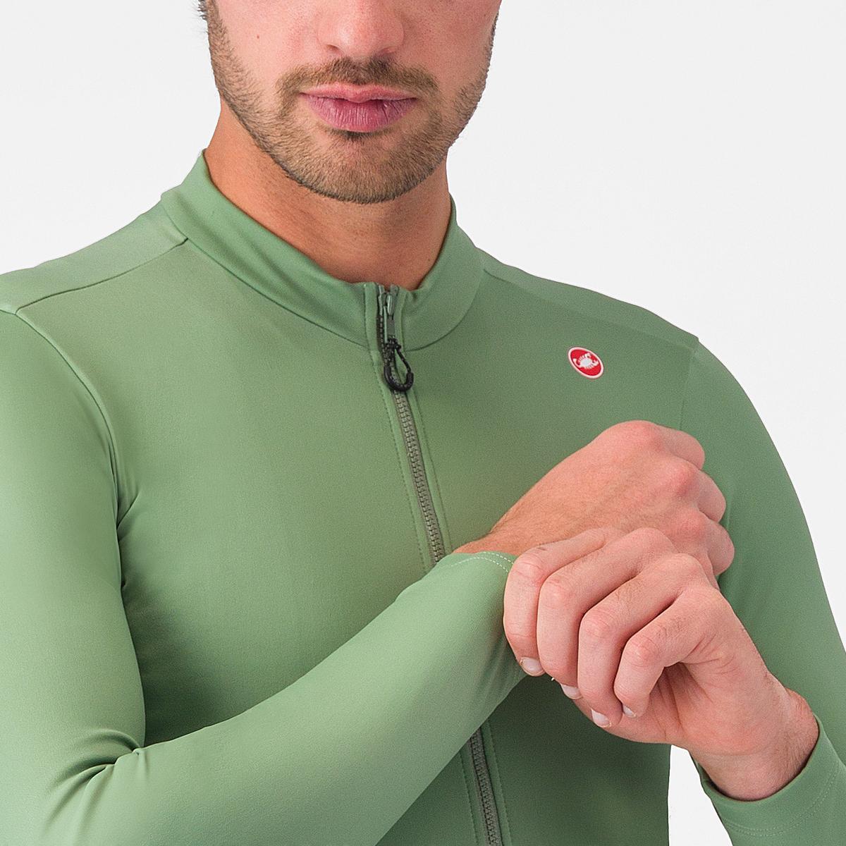 CASTELLI ESPRESSO THERMAL Långärmad pepertröja Grön