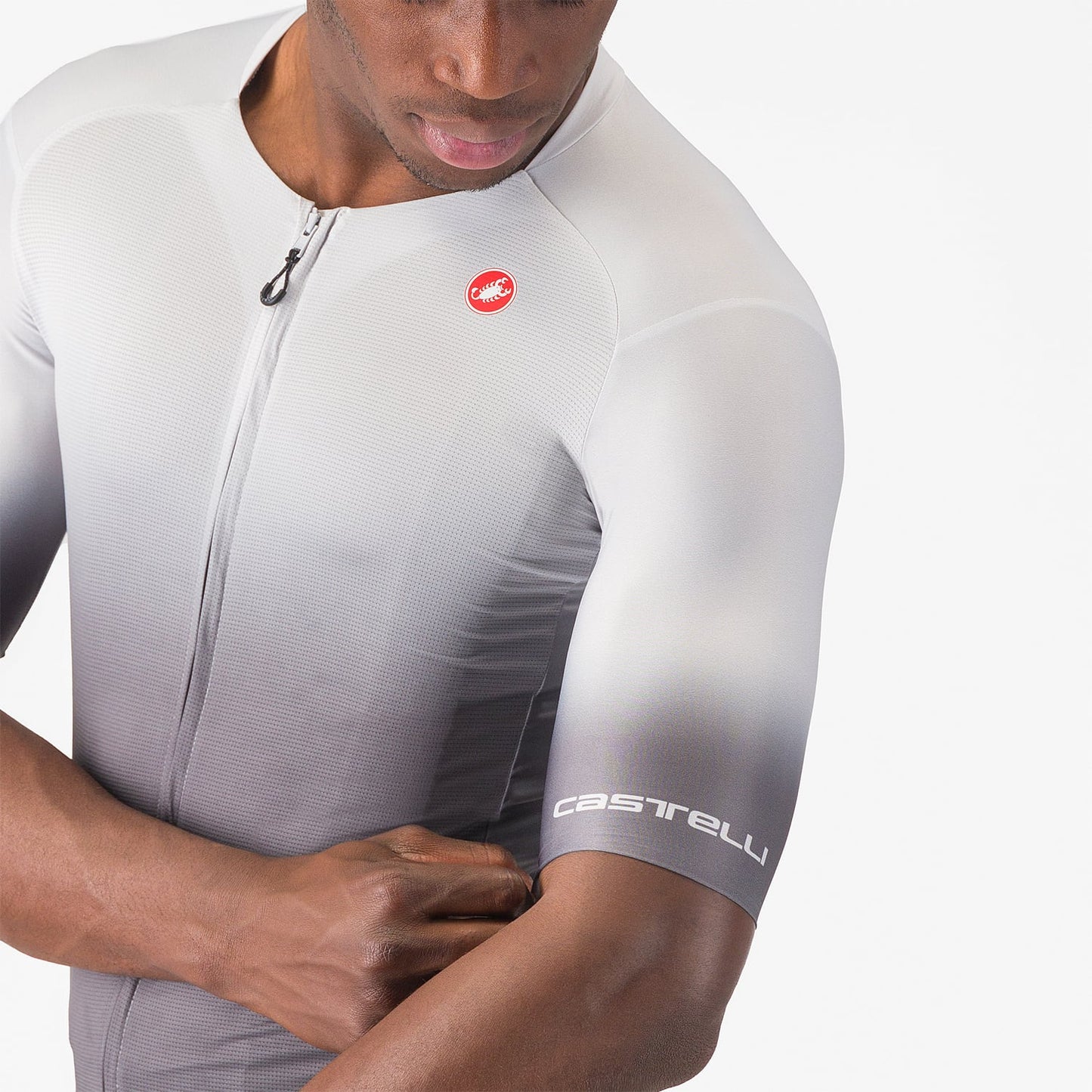 CASTELLI Dres s krátkým rukávem UPF Grey