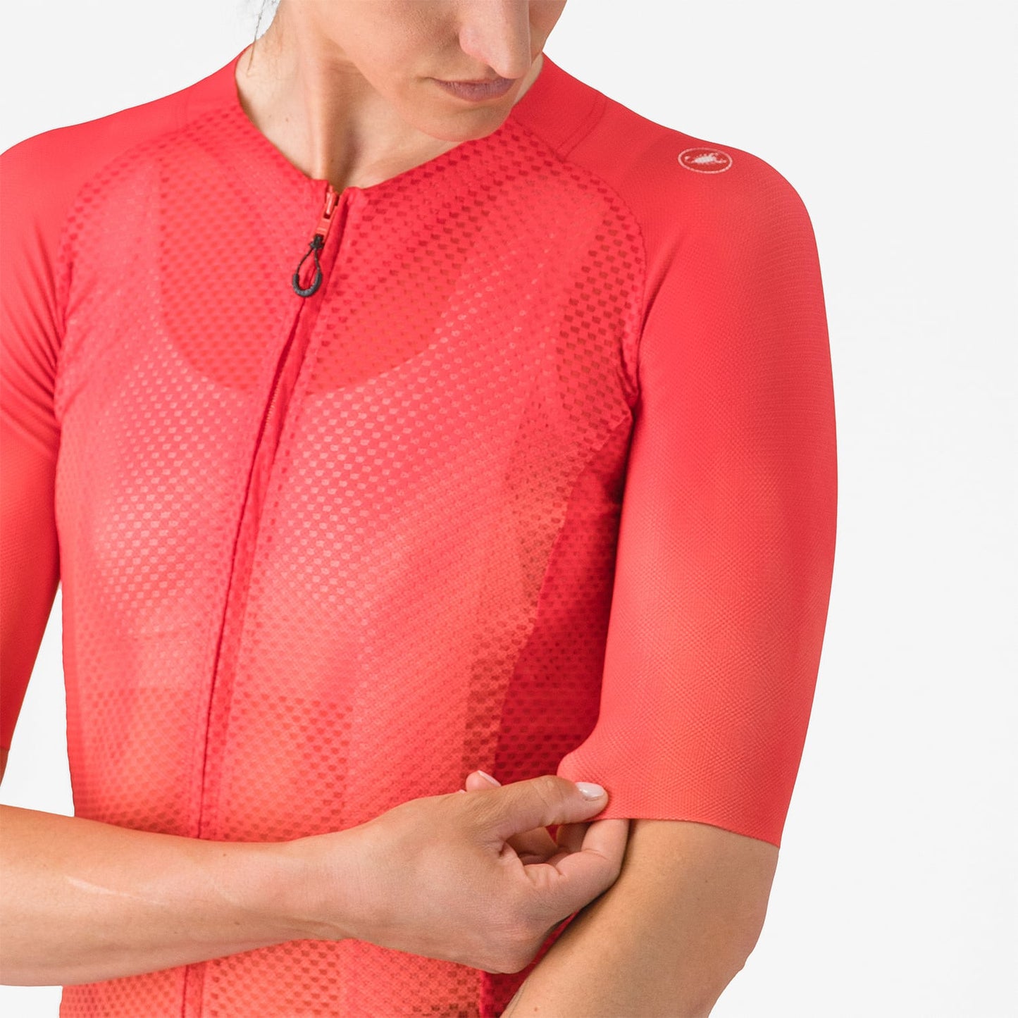 CASTELLI CLIMBER'S A/C Kortärmad Hibiscus Jersey för kvinnor