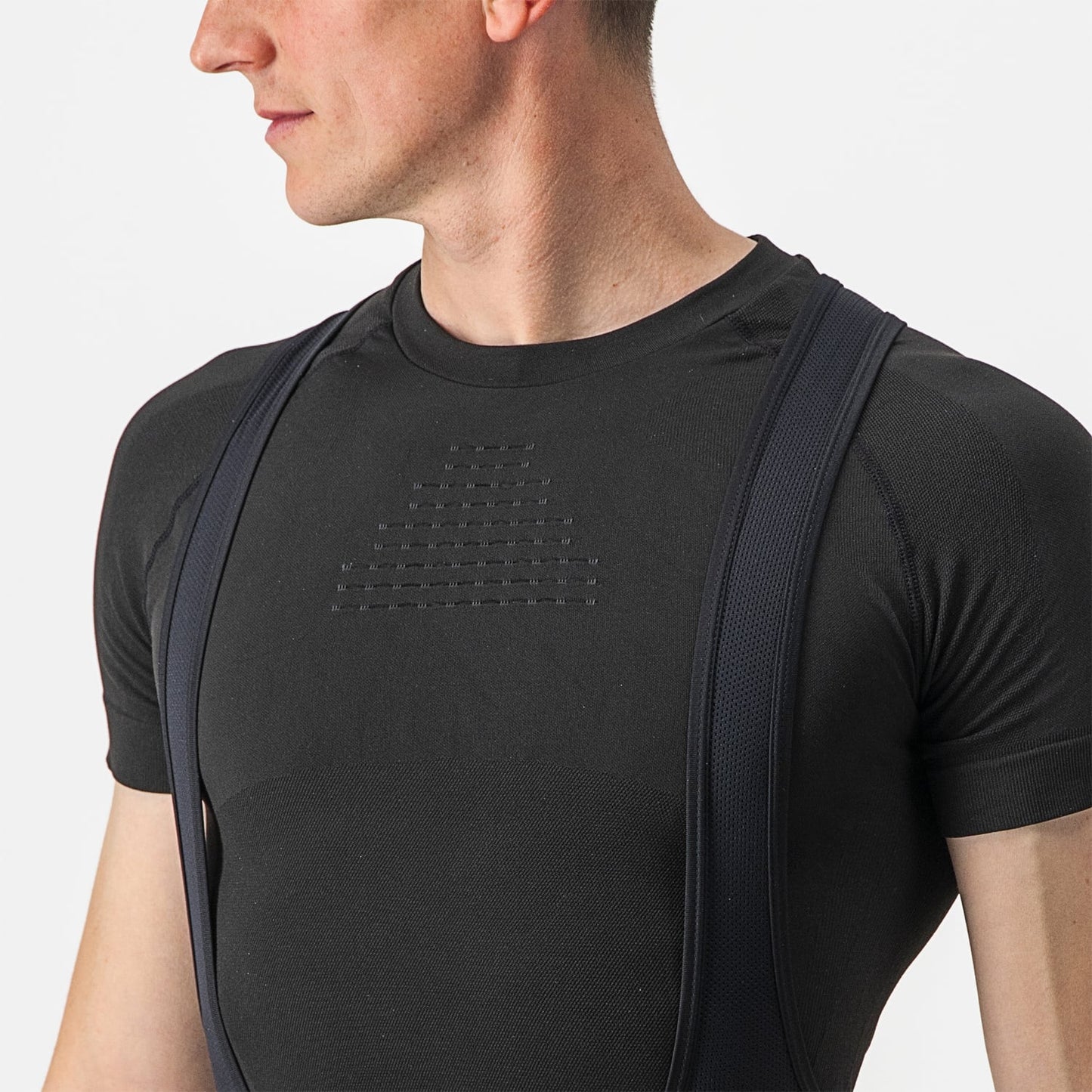 CASTELLI CORE SEAMLESS Bielizna z krótkim rękawem czarny