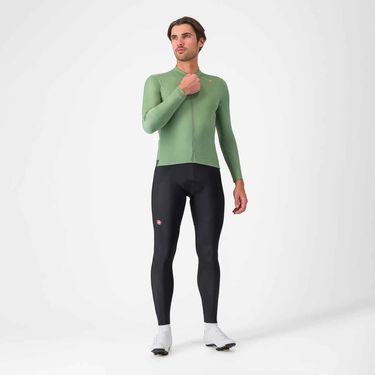 CASTELLI ESPRESSO THERMAL Långärmad pepertröja Grön