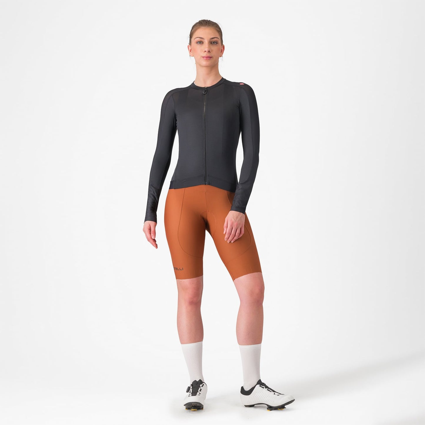 Maillot CASTELLI ESPRESSO Femme Manches Longues Noir