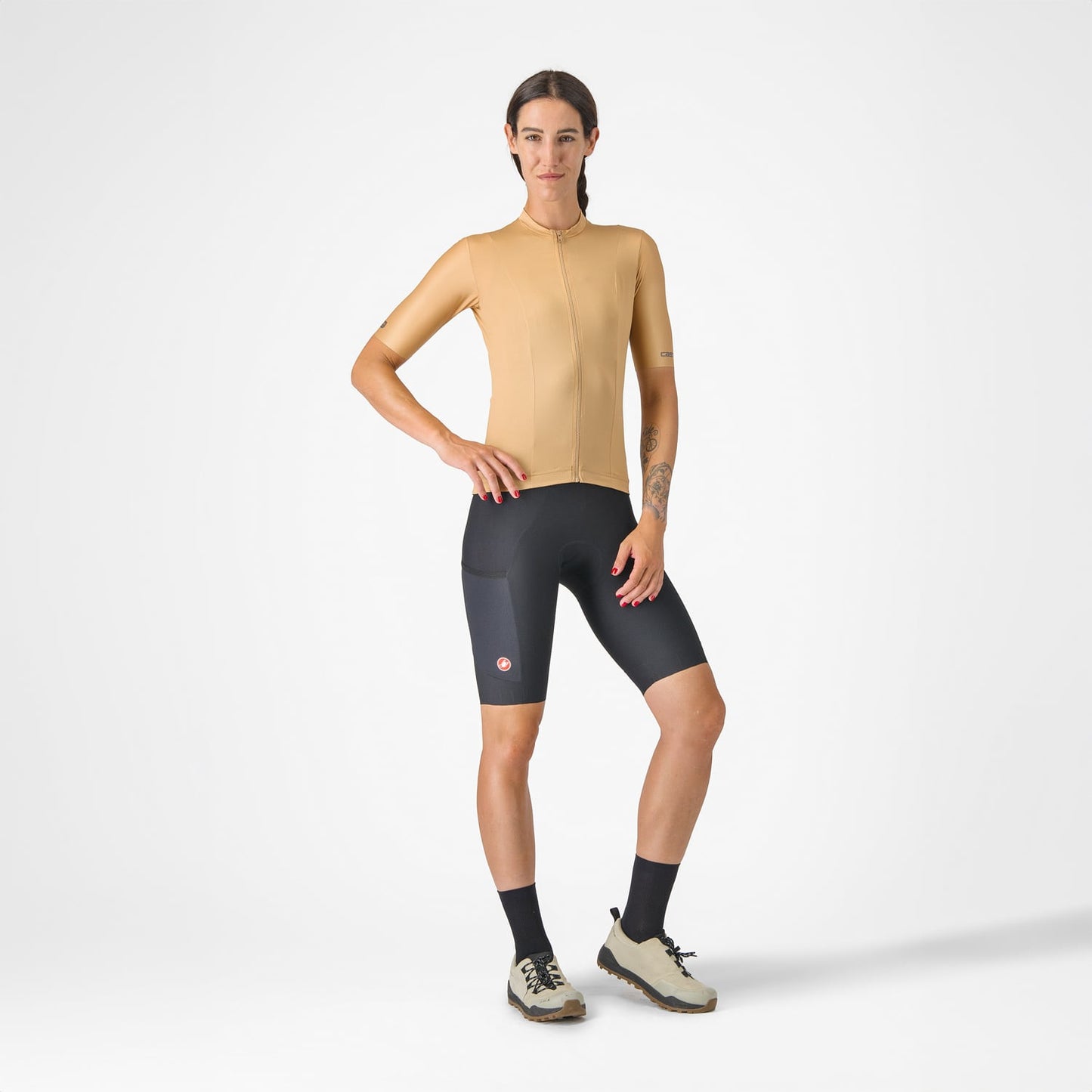 CASTELLI UNLIMITED Kortærmet Jersey til kvinder Brun