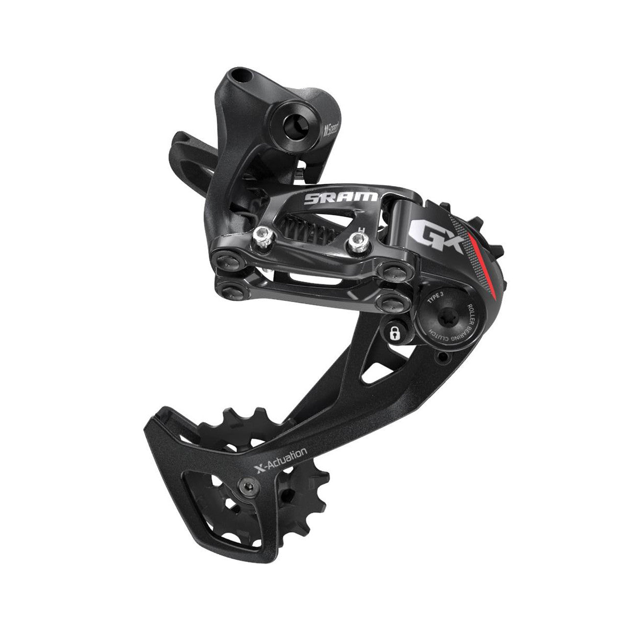 SRAM GX 2x11V Medium Cage Bakväxel Röd