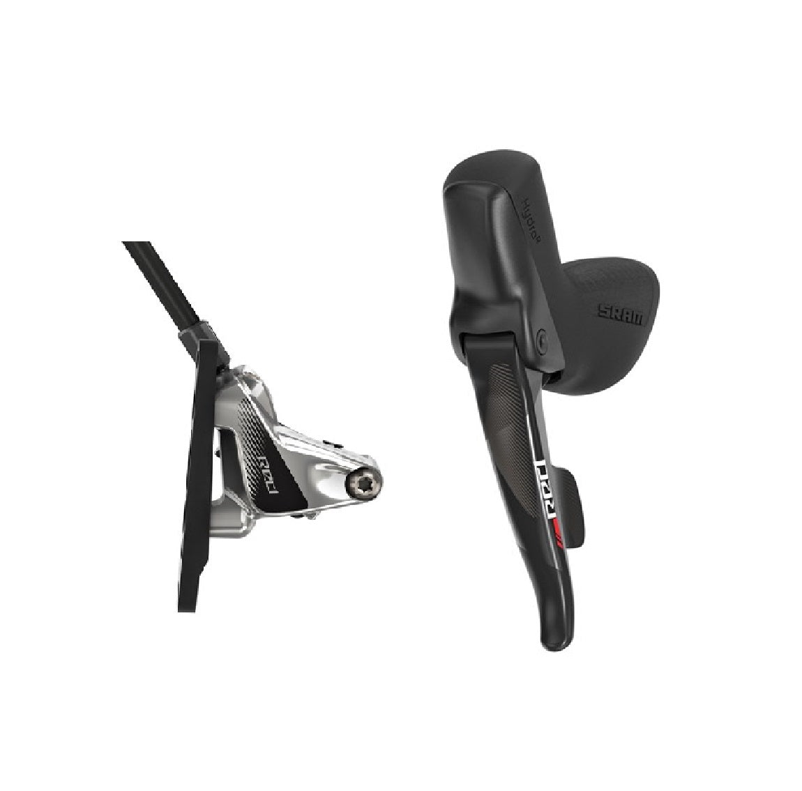 SRAM RED 11V Flat Mount Discless venstre håndtag og forreste caliper