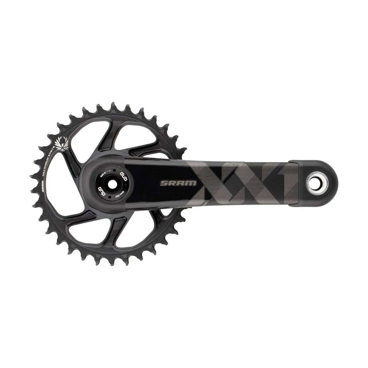 Pédalier Mono 11/12V SRAM XX1 EAGLE FAT BIKE 5" DUB Carbone