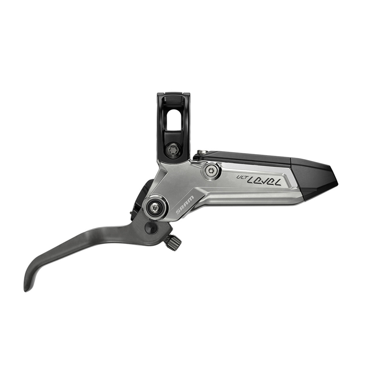 SRAM LEVEL ULTIMATE STEALTH 4-stempel bagbremse, sølv