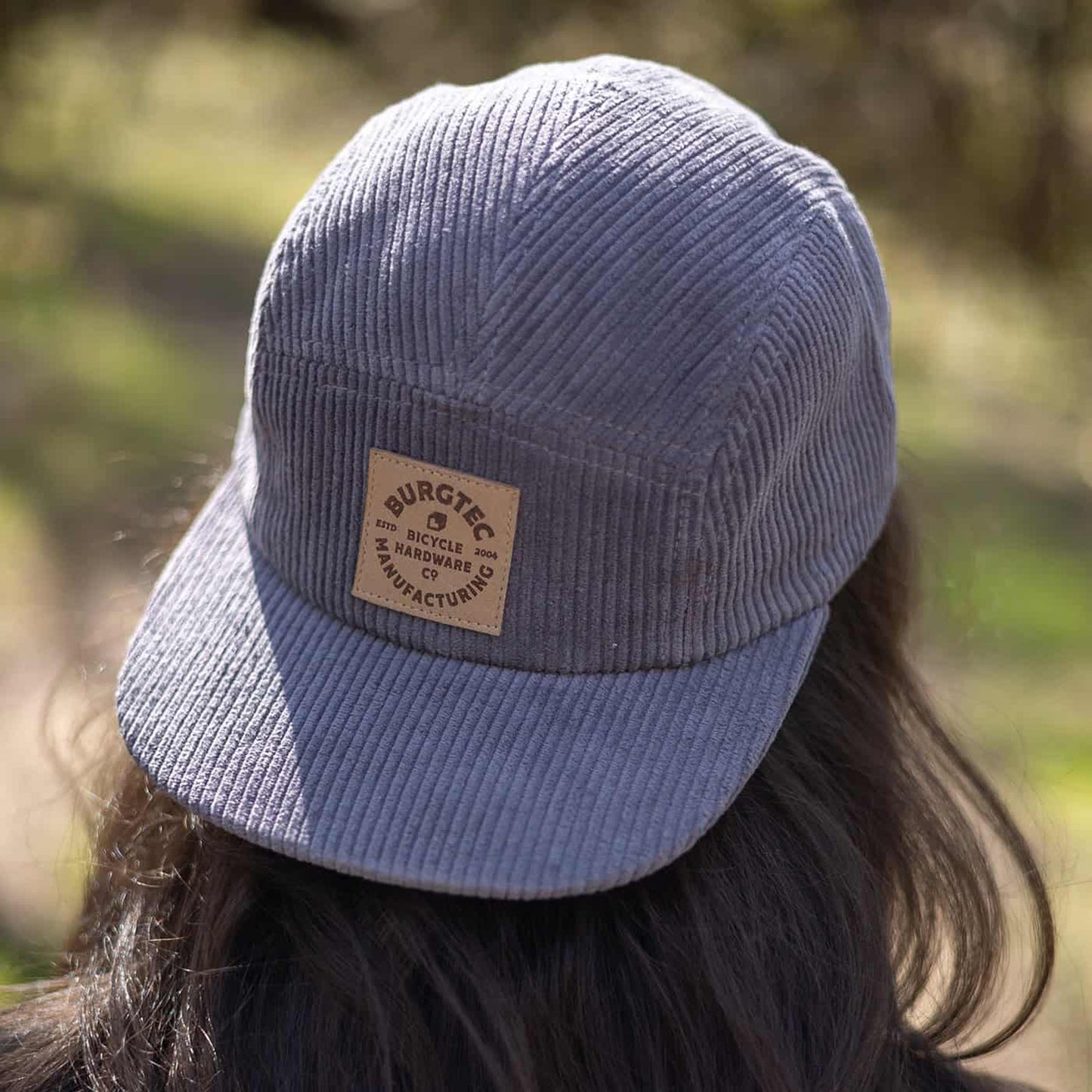 BURGTEC BANDIT CORDUROY FIVE PANEL Cap Grey