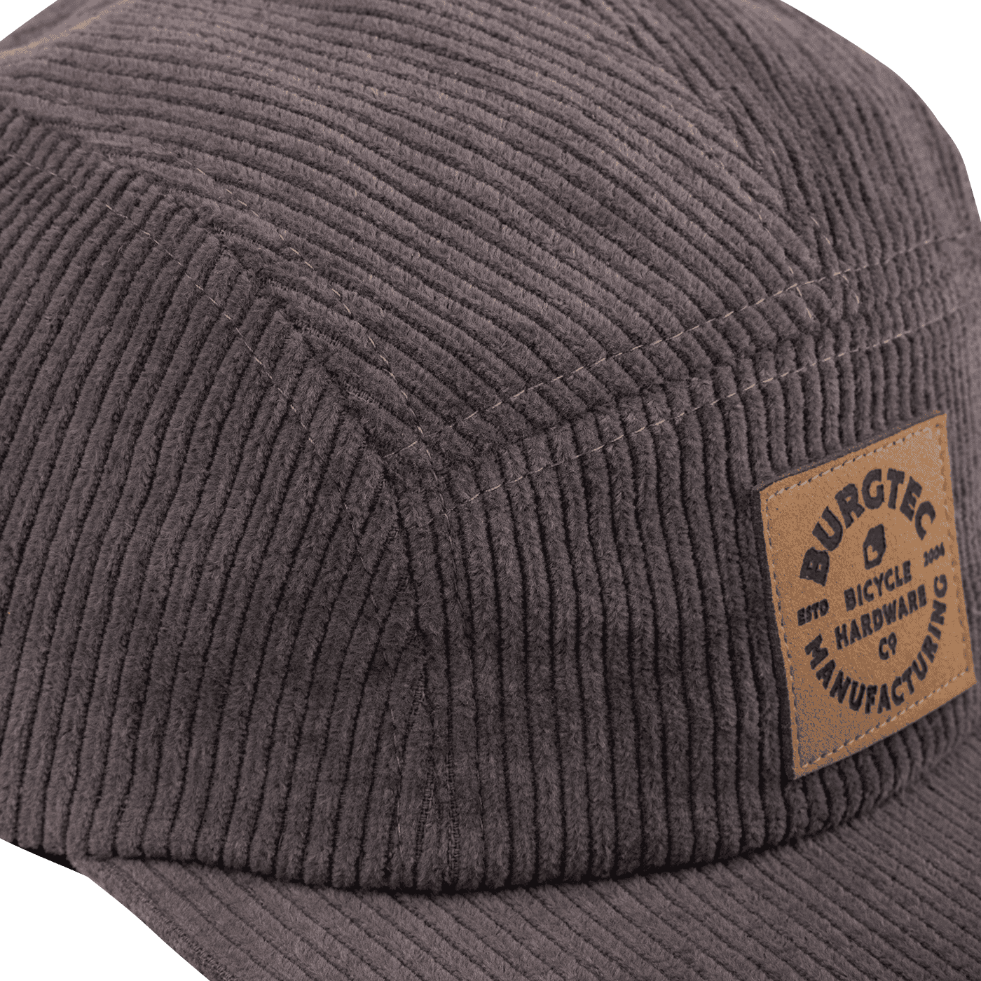 BURGTEC BANDIT CORDUROY FIVE PANEL Cap Grey
