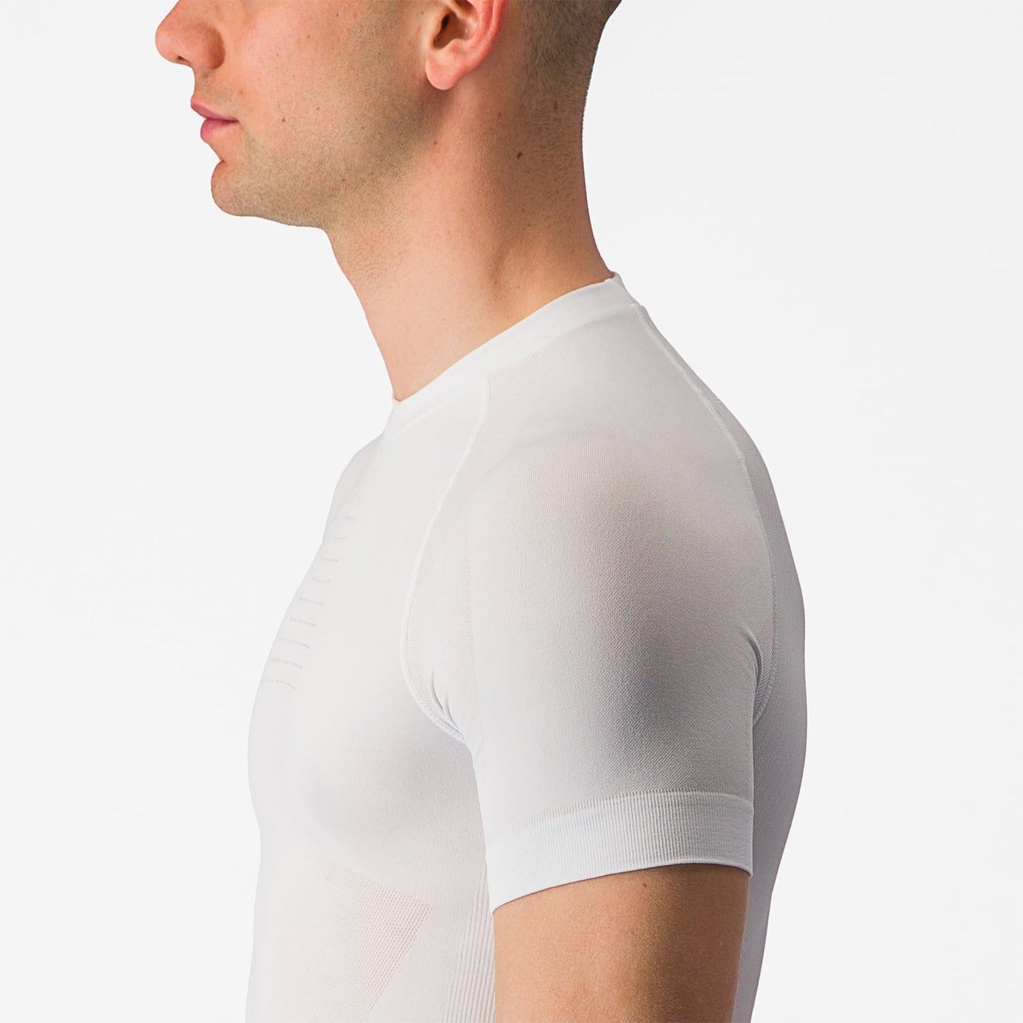CASTELLI CORE SEAMLESS Bielizna z krótkim rękawem biały