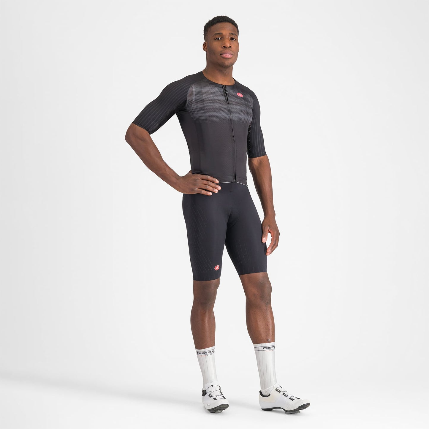 CASTELLI AERO RACE 8S Dres s krátkým rukávem Black