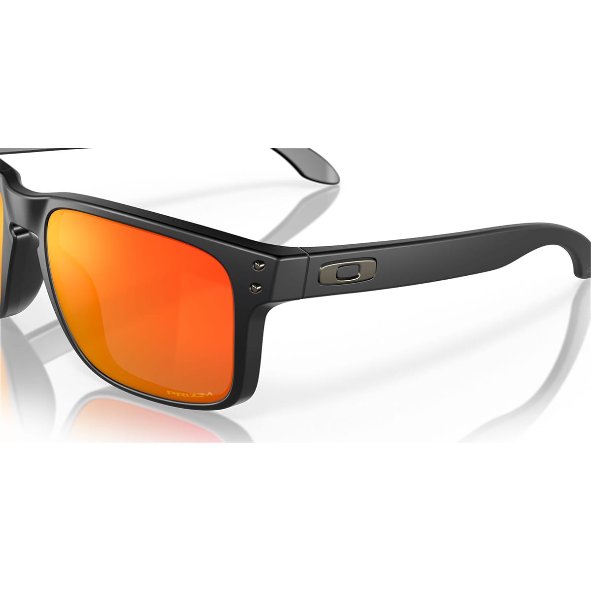 OAKLEY HOLBROOK Briller Sort Matt Prizm Ruby - OO9102-E255