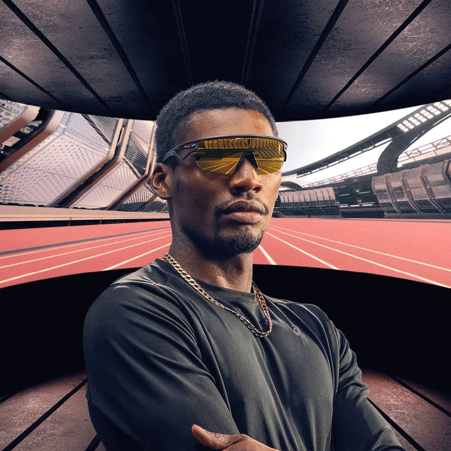 OAKLEY SPHAERA Carbon Matt Prizm 24K polariserede solbriller - 0OO9403-0436