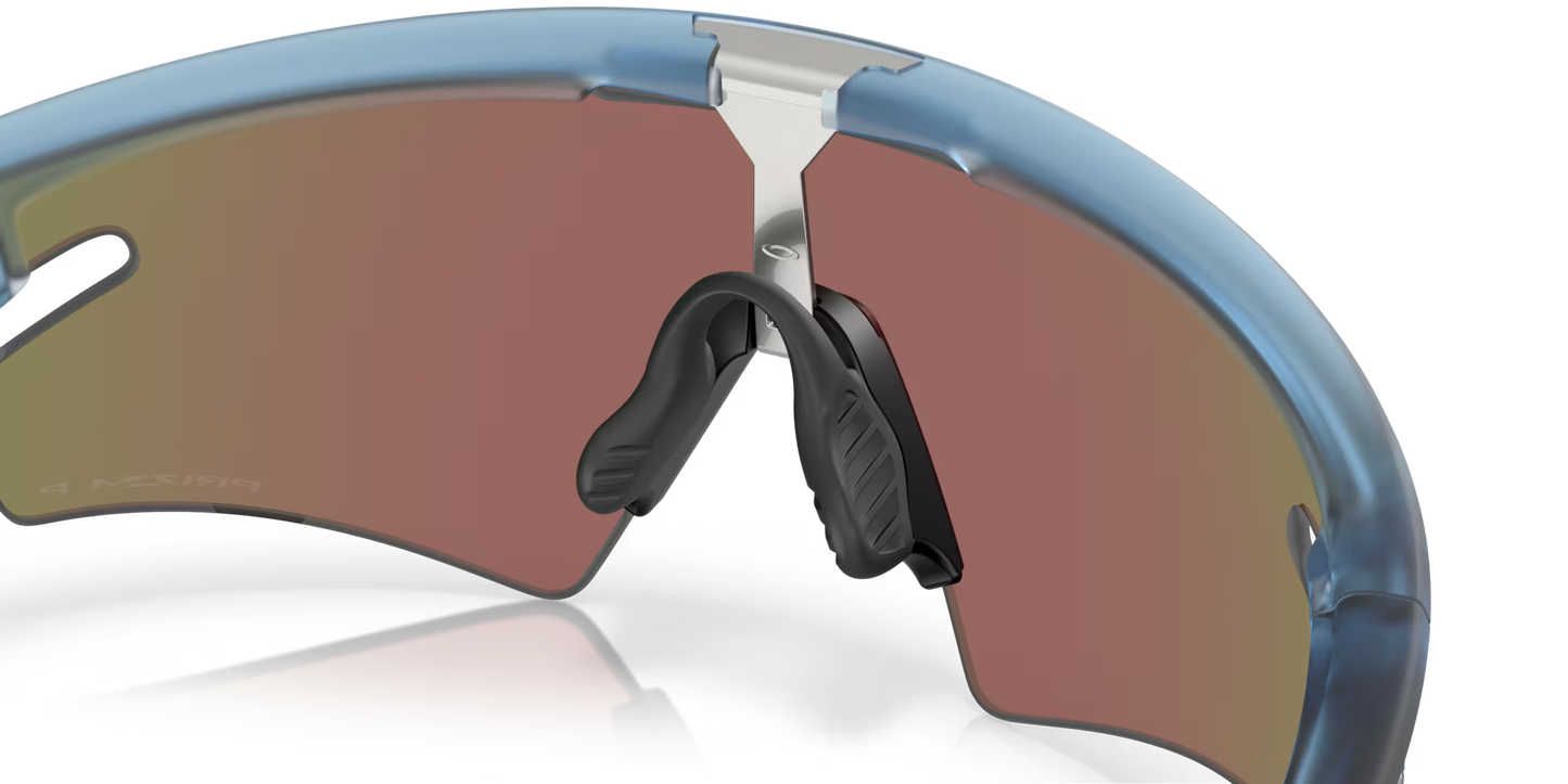 OAKLEY SPHAERA SLASH Matt Transparent Stone Glasögon Prizm Sapphire Pol Lens