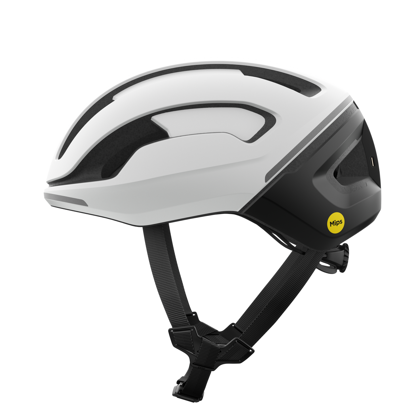 Kask szosowy POC OMNE BEACON MIPS biały/czarny matowy