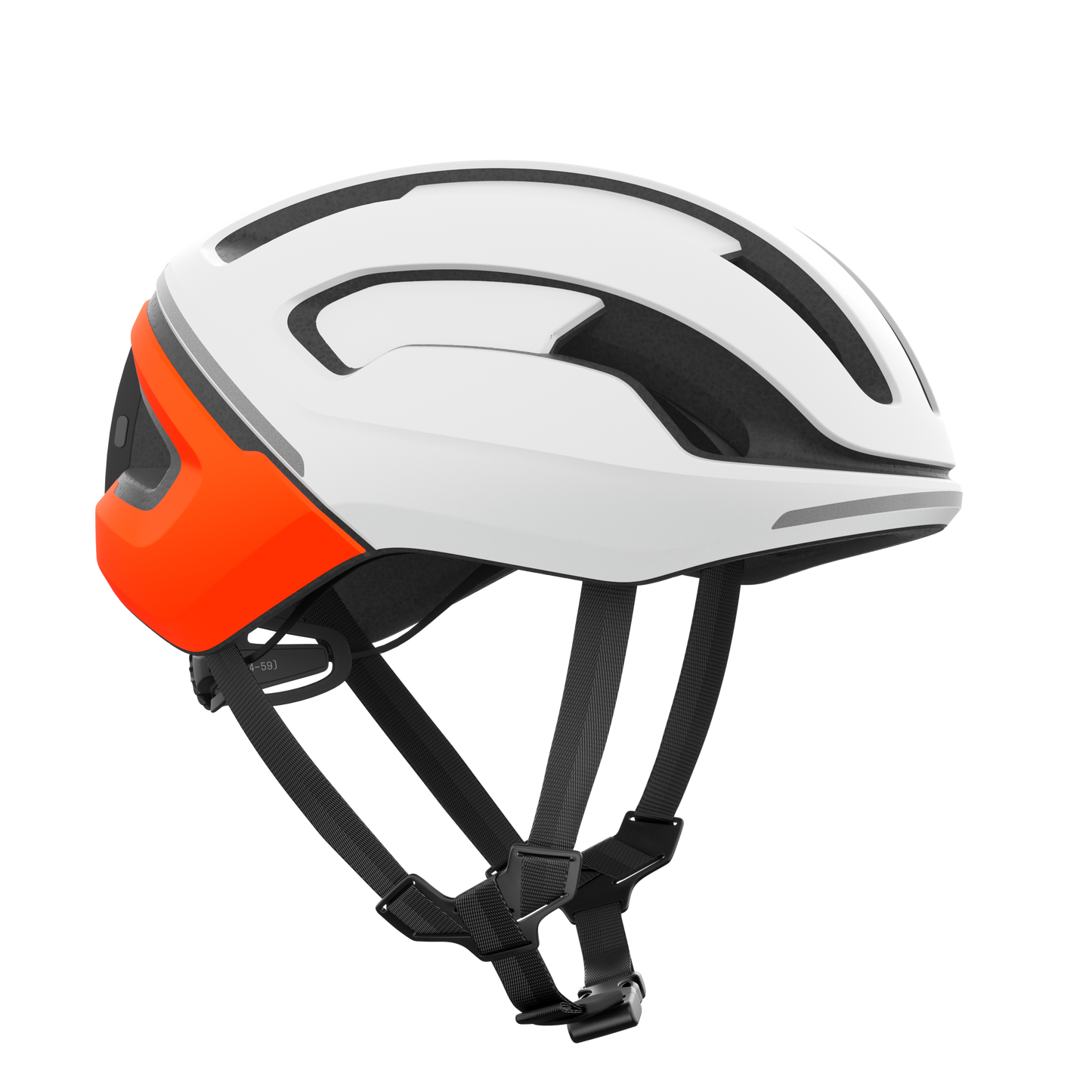 Kask szosowy POC OMNE BEACON MIPS biały/pomarańczowy matowy