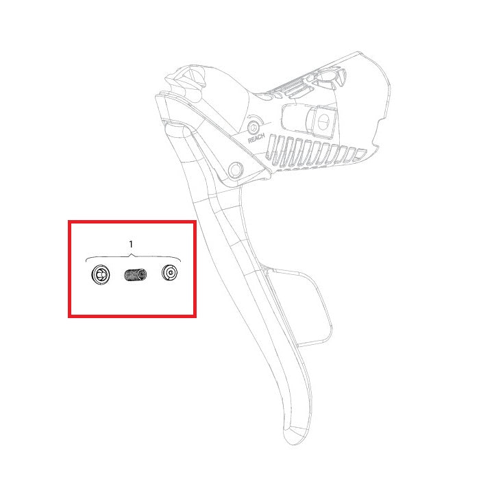 SRAM fjedersæt til FORCE/RED E-TAP AXS-greb (x1)