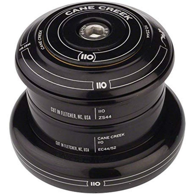Headset CANE CREEK 110 Tapered, 1 1/8"-1.5", ZS44/28.6/H8 | EC44/40, krótki, czarny